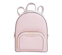 Michael Kors Ladies Jaycee Medium Backpack - Powder Blush, PVC & Leather, Gold Detailing, Laptop Compartment, Elegant Designer Backpack