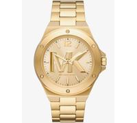 Michael Kors Ladies Lennox Gold Logo Watch MK8939