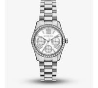 Michael Kors Ladies Lexington Silver Chronograph Watch MK4979