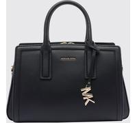 Michael Kors Laila Calf Leather Handbag with Double Handle and Charm