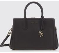Michael Kors Laila Grained Leather Handbag with Double Handle and Strap