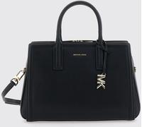 Michael Kors Laila Grained Leather Handbag with Double Handle and Strap
