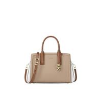 Michael Kors Laila Medium Color-Block Pebbled Leather Satchel - KHAKI MULTI - 30T5G9IS2T