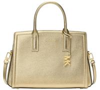Michael Kors Laila Medium Satchel, Gold-tone Hardware/Pale Gold, One Size