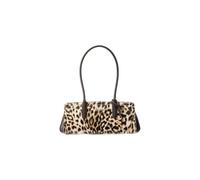 Michael Kors Laila Small Leopard Print Calf Hair Shoulder Bag - BURNT KHAKI - 30F6A9IT0H