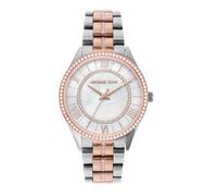 Michael Kors Lauryn Women's Stainless Steel Wrist Watch Silver/Rose Gold Lauryn