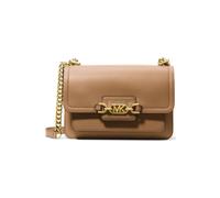 Michael Kors Leather Shoulder Bag With Chain Detail In Beige size OS | Shoulder Bags Outlet | Women | White OS