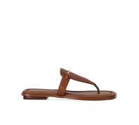 MICHAEL KORS LENA BROWN THONG SANDAL 37