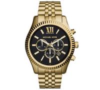 Michael Kors Lexington Men's Chrono Gold Tone Bracelet Watch
