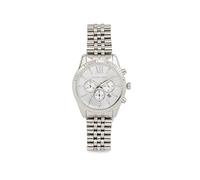 Michael Kors Lexington Men's Quartz Watch with Silver Dial and Silver Stainless Steel Bracelet MK8405