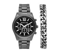 Michael Kors Men's Analog Quartz Watch with Stainless Steel Strap MK9217SET
