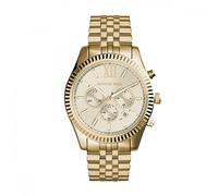 Michael Kors Lexington Watch for Men, 45mm Quartz Chronograph Movement with Stainless Steel Strap