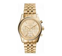 Michael Kors Lexington Watch for Women, Quartz Chronograph Movement with Stainless Steel Strap