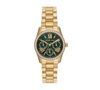 Michael Kors Women's Lexington Lux Multifunction Gold-Tone Stainless Steel Watch, MK4924, Gold, Women Gold