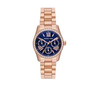Michael Kors Lexington Watch for Women, Quartz Chronograph Movement with Stainless Steel Strap