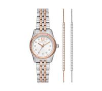 Michael Kors Lexington Women's 26mm Three Hand Quartz Movement Watch with Stainless Steel Strap