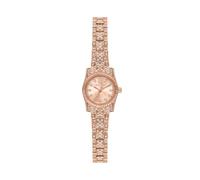 Michael Kors Lexington Women's Quartz Chronograph Watch with Stainless Steel Strap, Micro Petite Rose Gold Pave, 19 mm, Classic Luxury