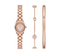 Michael Kors Lexington Women's Rose Gold Tone Watch Gift Set