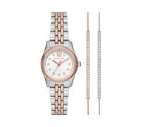 Michael Kors Lexington Women's Two Tone Watch & Bracelet Set