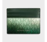 Michael Kors Logo Tall Card Case Cooper Moss Green Multi - O/S
