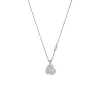 Michael Kors Love Sterling Silver 15+2" CZ Heart Shaped Pendant Necklace