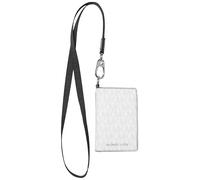 Michael Kors Malone Lanyard Billfold Wallet Bifold, Bright White, One Size