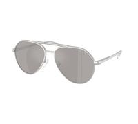 Michael Kors Man Michael Kors MK1168 BRENTWOOD 19036G Sunglasses Metal Silver Silver Pilot Mirrored