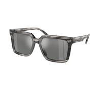 Michael Kors Man Michael Kors MK2217U ABRUZZO 396688 Sunglasses Acetate Black Grey Squared Normal Mirror