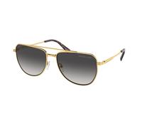 Michael Kors Man MK1155 WHISTLER 18968G Sunglasses Metal Gold Grey Pilot Normal Shaded