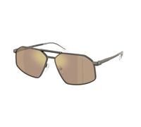 Michael Kors Man MK1167 MAR VISTA 10027P Sunglasses Metal Grey Brown Geometric Normal Mirror