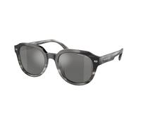Michael Kors Man MK2216U EGER 396688 Sunglasses Acetate Black Grey Round Normal Mirror