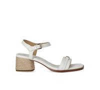 MICHAEL KORS MANDY WHITE HEELED SANDAL 40
