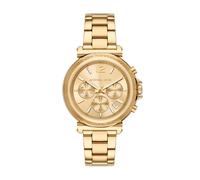 Michael Kors Maren Watch for Women, Quartz Chronograph Movement with Stainless Steel or Leather Strap