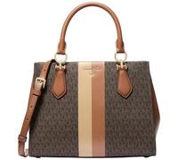 Michael Kors Marilyn Medium Satchel, Brown/Luggage, One Size