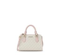 Michael Kors Marilyn Small Crossbody Bag, Gold-Tone Hardware/MK Signature/Powder Blush Multi