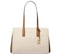 Michael Kors Women's Laila Medium Tote Bag Handbag, Vanilla/Acorn, One Size
