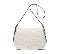 Michael Kors Medium Flap Messenger Bag Vanilla/acorn size OS | Cross Body Bags Outlet | Women | White OS