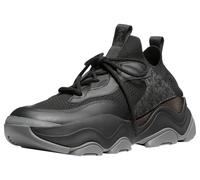 Michael Kors Men's Atlas Knit Trainer Sneaker, Black, 11 UK