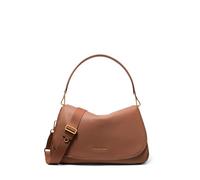 Michael Kors Men's Holmes Extra-large Convertible Messenger, Gold-tone Hardware/Matte Pebble Leather/Luggage, One Size