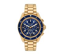 Michael Kors Maritime Men's Blue Dial & Gold Tone Bracelet Watch