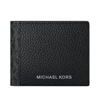 Michael Kors Men's Mason Billfold Wallet, MK Signature/Leather/Black, One Size