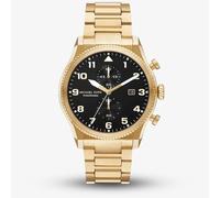Michael Kors Mens Panorama Gold Chronograph Watch MK9195