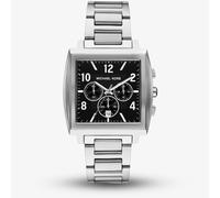 Michael Kors Mens Rhys Black Square Dial Chronograph Watch MK9230