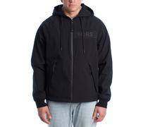 Michael Kors Mens Tigers Hooded Jacket Windbreaker MC25005 - Black - Size X-Large