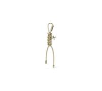 Michael Kors Metallic Braided Charm Key Chain, Pale Gold