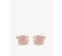 Michael Kors Michael Kors Mk2231U St. Barths Square-Frame Injected Sunglasses Clear