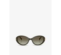 Michael Kors Michael Kors Mk2245U Rockaway Oval-Frame Acetate Sunglasses Green