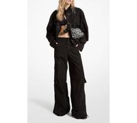Michael Kors Mid-rise Wide Cargo Pants Black size 4 | Wide Pants Outlet | Women | Black 4
