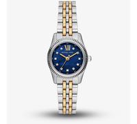 Michael Kors Mini Lexington Blue Dial Two Tone Watch MK4865
