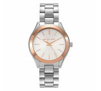 Michael Kors Mini Slim Runway Stainless Steel Ladies Watch¦Silver Dial¦MK3514